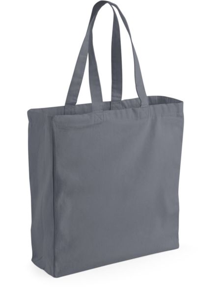 Canvas-Einkaufstasche Westford Mill W108 Graphitgrau