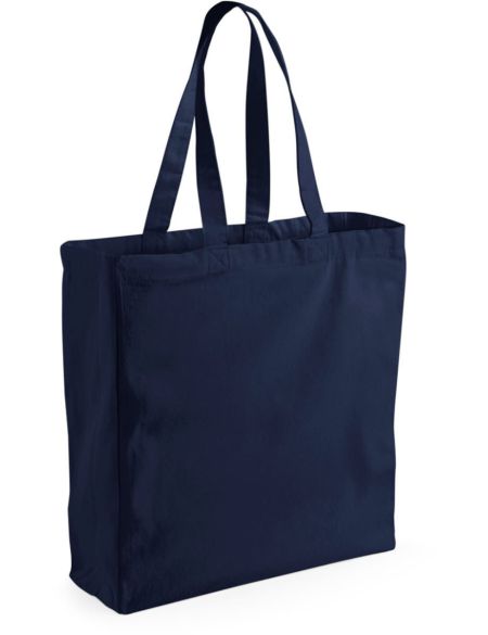 Canvas-Einkaufstasche Westford Mill W108, französische Marine