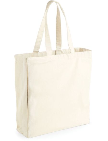 Canvas-Einkaufstasche Westford Mill W108 schwarz
