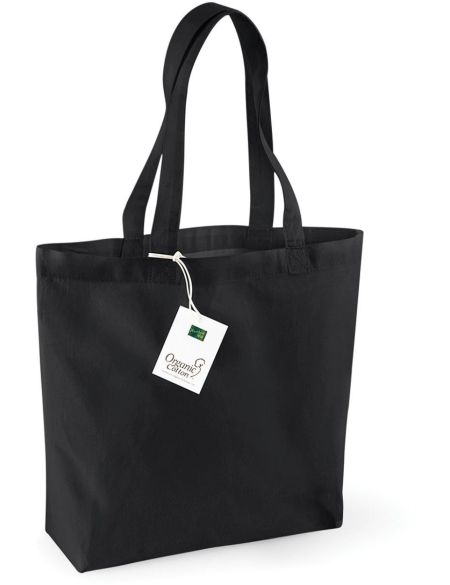 Bio-Baumwolltasche Westford Mill W180 schwarz