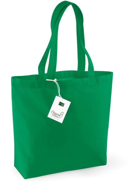 Bio-Baumwolltasche Westford Mill W180 Kelly Green