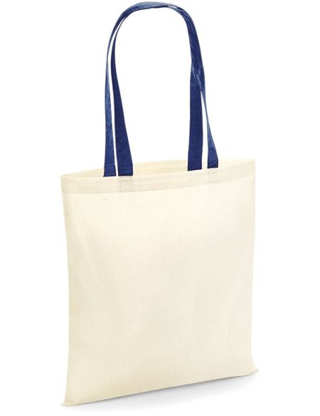 Baumwolltasche Westford Mill W101C natur/schwarz