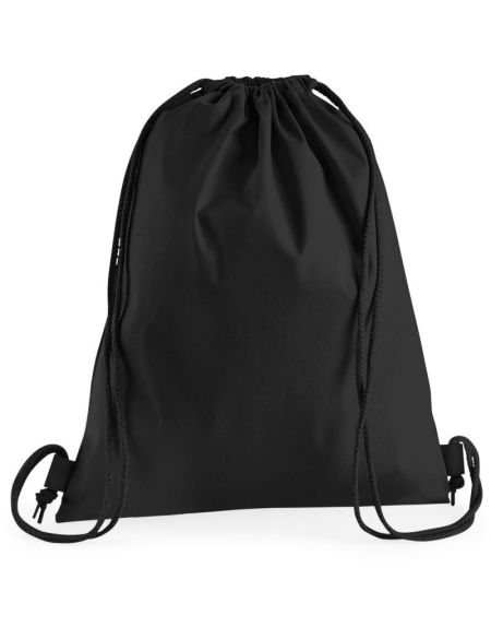 Westford Mill W210 schwarzer Premium-Baumwollrucksack