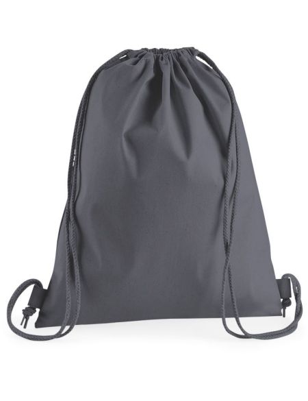 Hochwertiger graphitgrauer Westford Mill W210 Rucksack aus Baumwolle
