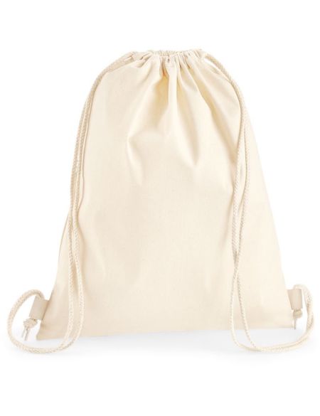 Westford Mill W210 weißer Premium-Baumwollrucksack