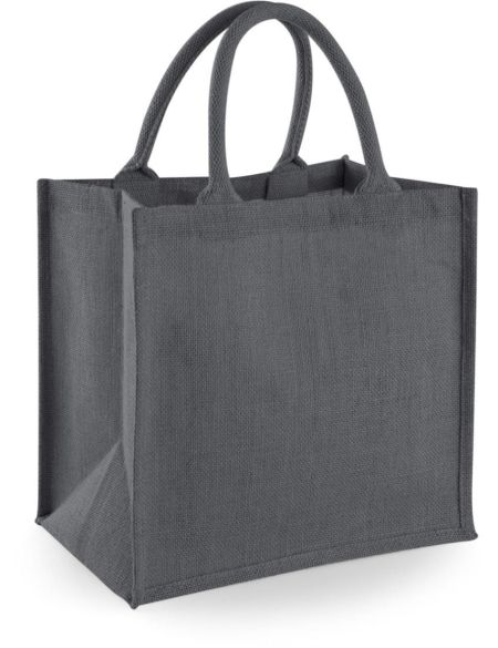 Einkaufstasche Jute Midi Westford Mill W413 Graphitgrau/Graphitgrau