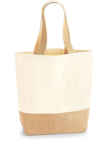 Jute-Einkaufstasche Westford Mill W450 natur