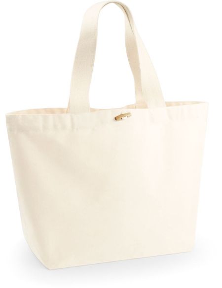 Bio-Baumwolltasche XL Westford Mill W855 natur