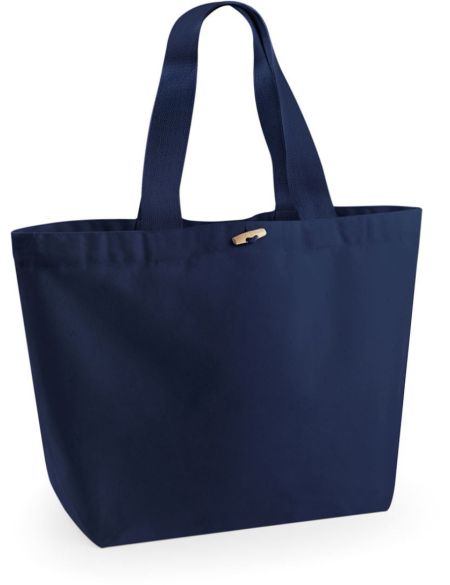 Bio-Baumwolltasche XL Westford Mill W855 schwarz
