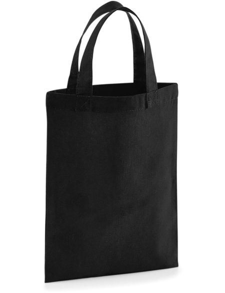 Baumwolltasche Mini Westford Mill W103 schwarz