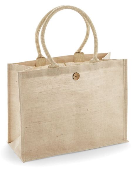 Jute-Einkaufstasche Westford Mill W447 natur