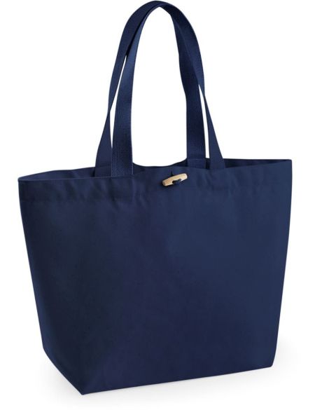Tasche aus Bio-Baumwolle Westford Mill W850 französisch marineblau