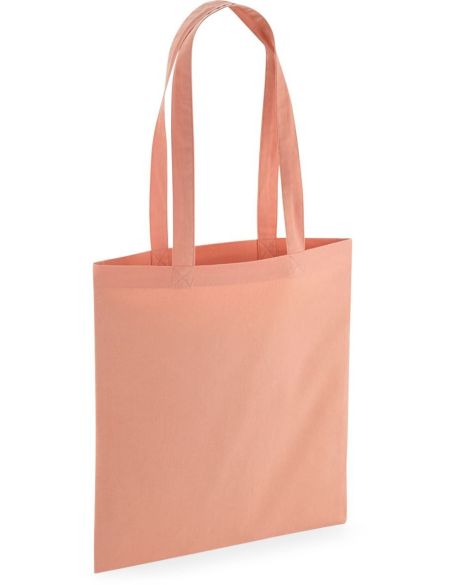 Bio-Baumwolltasche Westford Mill W281 Granatapfelrose