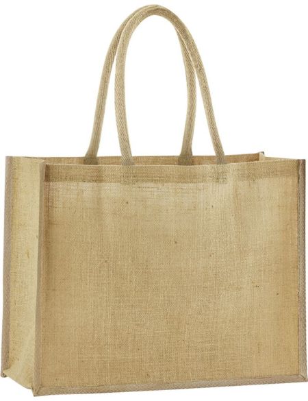 Jute-Einkaufstasche klassisch Westford Mill W470 natur