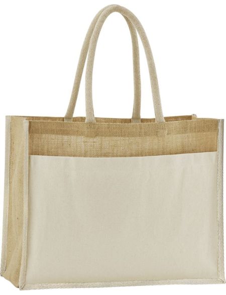 Jute-Einkaufstasche Westford Mill W480 natur