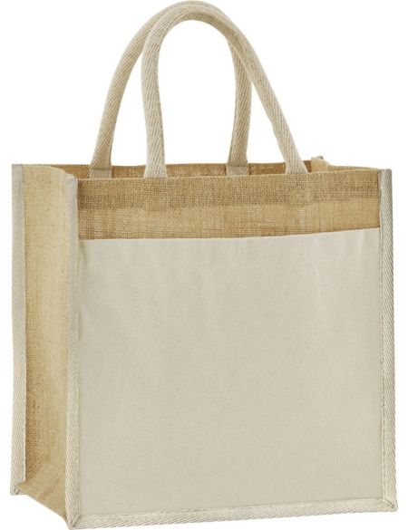 Einkaufstasche Jute Midi Westford Mill W483 natur