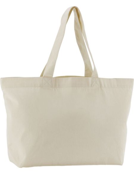 Einkaufstasche aus Bio-Twill-Baumwolle Westford Mill W695 natur