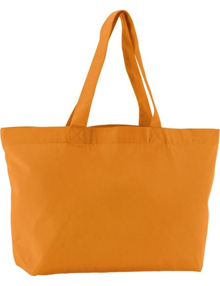 Einkaufstasche aus Bio-Twill-Baumwolle Westford Mill W695 orange