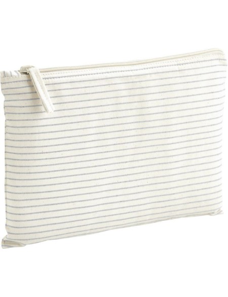 Zubehörtasche Westford Mill W253 grau gestreift Größe M