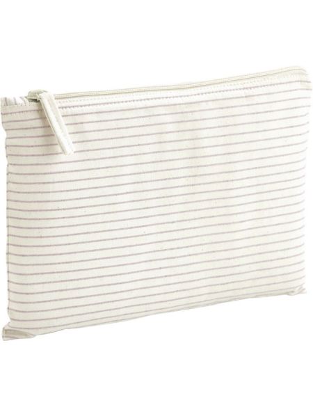 Westford Mill W253 grau gestreifte Zubehörtasche