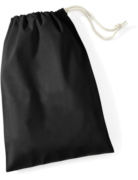 Baumwolltasche für Dinge Westford Mill W115 schwarz Größe XS