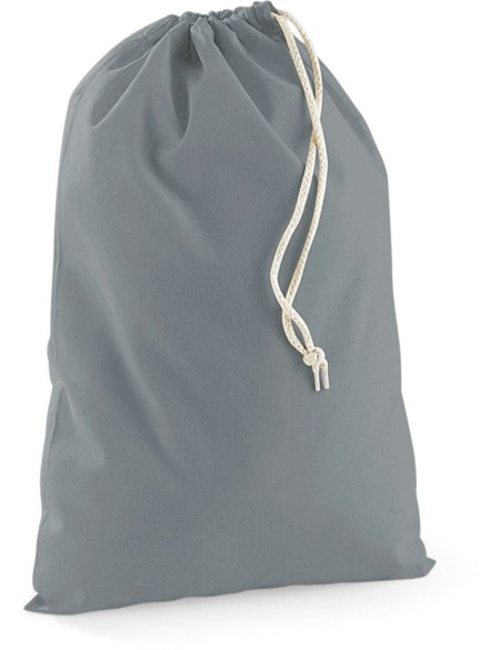 Baumwolltasche für Dinge Westford Mill W115 reines Grau Größe XS