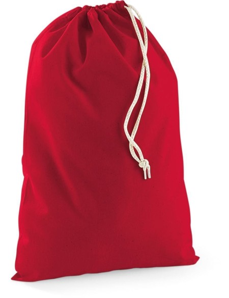 Baumwolltasche für Dinge Westford Mill W115 klassisches Rot Größe XS
