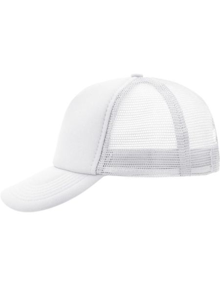 Mesh-Polyesterkappe Myrtle Beach MB70 weiß