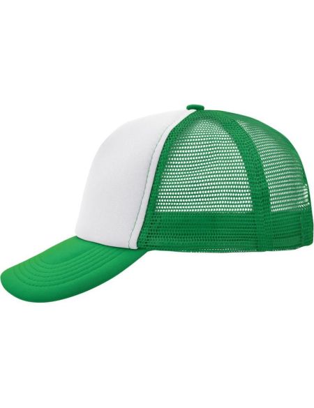 Mesh-Polyesterkappe Myrtle Beach MB70 weiß