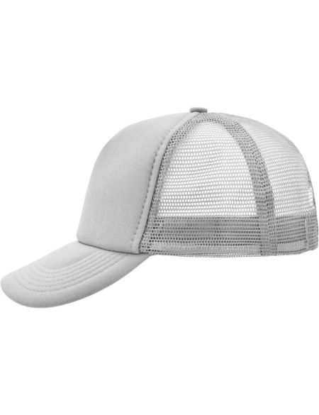 Mesh-Polyesterkappe Myrtle Beach MB70 hellgrau