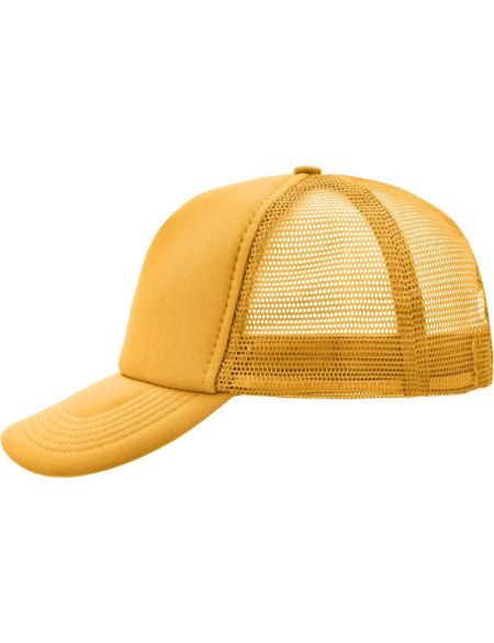 Mesh-Polyesterkappe Myrtle Beach MB70 goldgelb