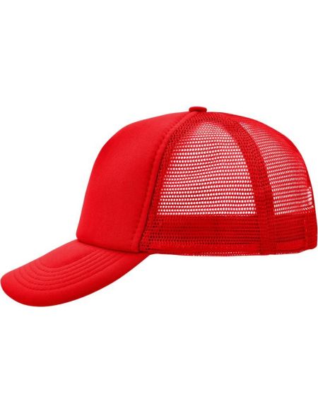 Mesh-Polyesterkappe Myrtle Beach MB70 rot