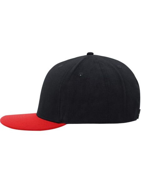 Kappe Pro Style Myrtle Beach MB6634 schwarz/rot