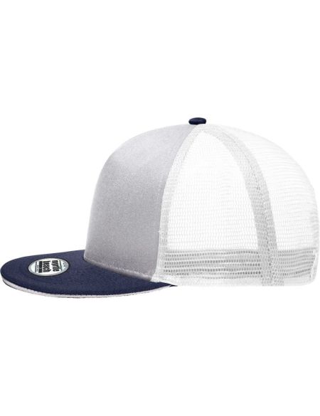 Myrtle Beach Mesh Pro Cap MB6636 hellgrau/marine