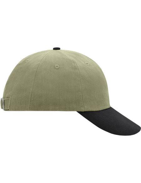 Kappe Raver Myrtle Beach MB6111 hellkhaki/schwarz