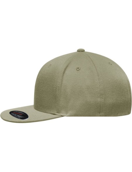 Flexfit-Kappe mit flachem Schirm Myrtle Beach MB6184 Khaki Größe S/M