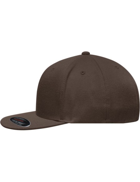 Flexfit-Kappe mit flachem Schirm Myrtle Beach MB6184 dunkelbraun Größe S/M