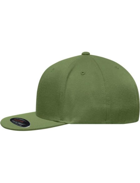 Flexfit-Kappe mit flachem Schirm Myrtle Beach MB6184 oliv Größe S/M