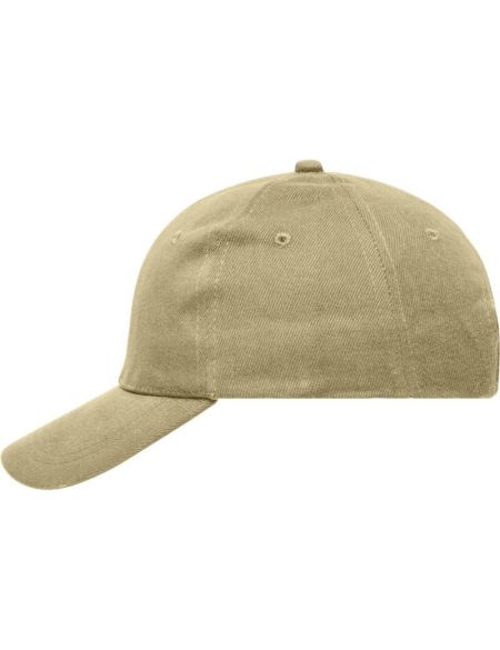 Schwere Baumwollmütze Myrtle Beach MB91 beige