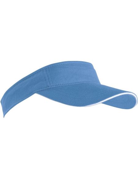 Sonnenblende Myrtle Beach Sandwich MB6123 hellblau/weiß