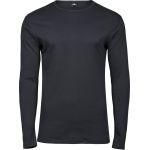 Herren-T-Shirt Interlock mit langen Ärmeln Tee Jays 530 dunkelgrau