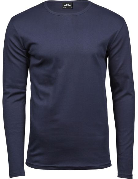 Herren-Interlock-T-Shirt mit langen Ärmeln Tee Jays 530 weiß
