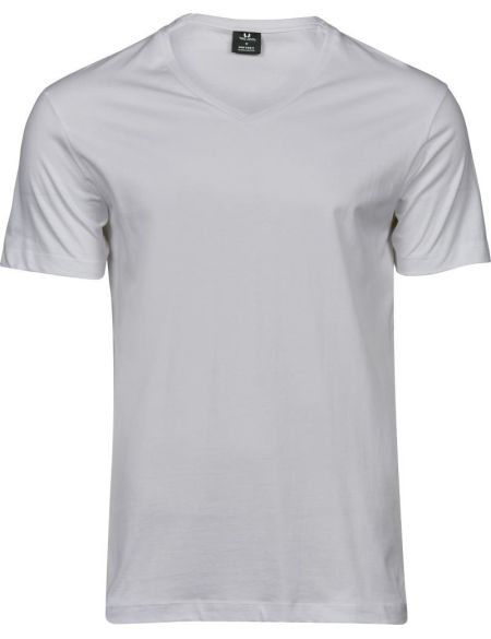 Herren-T-Shirt mit V-Ausschnitt Tee Jays 8006 weiß