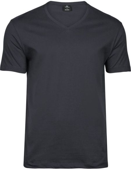 Herren-T-Shirt mit V-Ausschnitt Tee Jays 8006 dunkelgrau