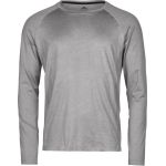 CoolDry Sport-T-Shirt mit langen Ärmeln Tee Jays 7022 grau meliert