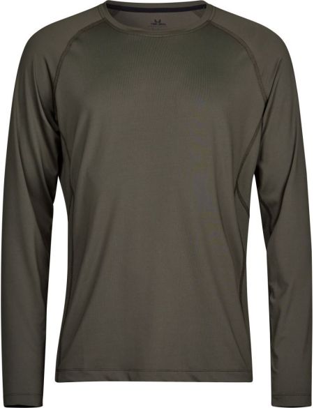 CoolDry Sport-T-Shirt mit langen Ärmeln Tee Jays 7022 tiefgrün