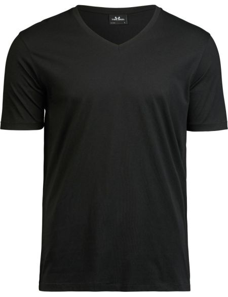 Luxuriöses Herren-T-Shirt mit V-Ausschnitt Tee Jays 5004 schwarz