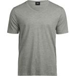 Luxuriöses Herren-T-Shirt mit V-Ausschnitt Tee Jays 5004 grau meliert