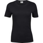 Damen-T-Shirt Interlock Tee Jays 580 schwarz