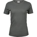Damen-T-Shirt Interlock Tee Jays 580 pudergrau